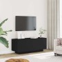 Mueble para TV madera contrachapada negra 100x35x40 cm en Muebles TV | Comprar online en Foru.es