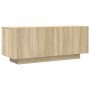 Mueble para TV madera contrachapada color roble 100x35x40 cm en Muebles TV | Comprar online en Foru.es