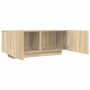 Mueble para TV madera contrachapada color roble 100x35x40 cm en Muebles TV | Comprar online en Foru.es