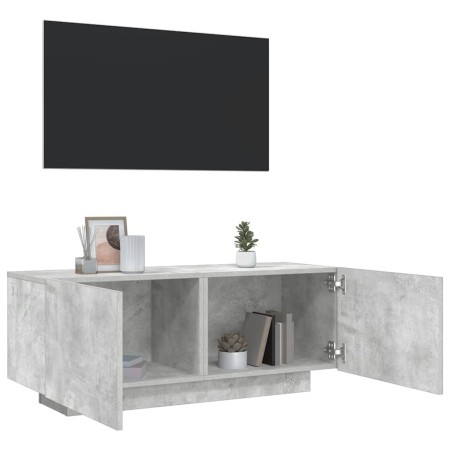 Mueble para TV contrachapada gris hormigón 100x35x40 cm en Muebles TV | Comprar online en Foru.es