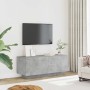 Mueble para TV contrachapada gris hormigón 100x35x40 cm en Muebles TV | Comprar online en Foru.es