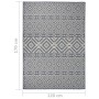 Alfombra de exterior de tejido plano rayas azules 120x170 cm de vidaXL, Alfombras - Ref: Foro24-340837, Precio: 42,17 €, Desc...