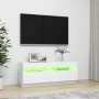 Mueble para TV con luces LED blanco 100x35x40 cm en Muebles TV | Comprar online en Foru.es