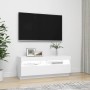 Mueble para TV con luces LED blanco 100x35x40 cm en Muebles TV | Comprar online en Foru.es
