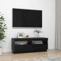 Mueble de TV con luces LED negro 100x35x40 cm en Muebles TV | Comprar online en Foru.es