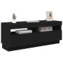 Mueble de TV con luces LED negro 100x35x40 cm en Muebles TV | Comprar online en Foru.es
