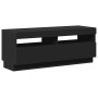 Mueble de TV con luces LED negro 100x35x40 cm en Muebles TV | Comprar online en Foru.es