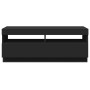 Mueble de TV con luces LED negro 100x35x40 cm en Muebles TV | Comprar online en Foru.es