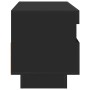 Mueble de TV con luces LED negro 100x35x40 cm en Muebles TV | Comprar online en Foru.es