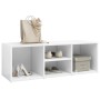 Banco zapatero de madera contrachapada blanco 105x35x35 cm en Zapateros y organizadores de calzado | Comprar online en Foru.es