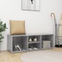 Banco zapatero de contrachapada gris hormigón 105x35x35 cm en Zapateros y organizadores de calzado | Comprar online en Foru.es