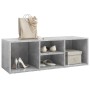 Banco zapatero de contrachapada gris hormigón 105x35x35 cm en Zapateros y organizadores de calzado | Comprar online en Foru.es