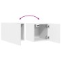 Muebles de pared para TV 2 uds blanco 30,5x30x30 cm en Muebles TV | Comprar online en Foru.es