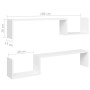 Estantes de pared 2 uds madera contrachapada blanco 100x15x20cm de vidaXL, Estantes y estanterías - Ref: Foro24-807268, Preci...
