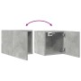 Muebles de salón de pared 2 uds gris hormigón 30,5x30x30 cm en Muebles TV | Comprar online en Foru.es