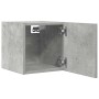 Muebles de salón de pared 4 uds gris hormigón 30,5x30x30 cm en Muebles TV | Comprar online en Foru.es