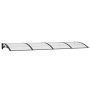 Marquesina de puerta policarbonato negro 350x100 cm de vidaXL, Toldos - Ref: Foro24-153594, Precio: 108,56 €, Descuento: %