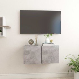 Mueble de salón colgante gris hormigón 60x30x30 cm en Muebles TV | Comprar online en Foru.es