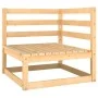 2-piece garden furniture with solid pine wood cushions by vidaXL, Modular outdoor sofas - Ref: Foro24-807293, Price: 99,05 €,...