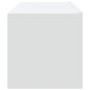 Muebles TV de pared 2 uds madera ingeniería blanco 100x30x30 cm en Muebles TV | Comprar online en Foru.es