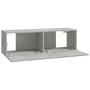 Mueble TV de pared 2 uds madera contrachapada gris 100x30x30cm en Muebles TV | Comprar online en Foru.es