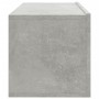 Mueble TV de pared 2 uds madera contrachapada gris 100x30x30cm en Muebles TV | Comprar online en Foru.es