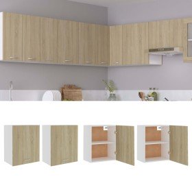 Armarios colgantes 2 unidades "Lyon" Roble Sonoma 50x31x60 cm Madera de ingeniería en Armarios de cocina | Comprar online en For