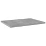 Estante estantería 4uds contrachapada gris hormigón 40x30x1,5cm en Estanterías | Comprar online en Foru.es