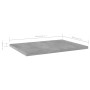 Estante estantería 4uds contrachapada gris hormigón 40x30x1,5cm en Estanterías | Comprar online en Foru.es