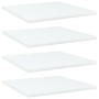 Estante estantería 4uds madera contrachapada blanco 40x40x1,5cm en Estanterías | Comprar online en Foru.es