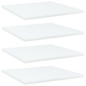 Estante estantería 4uds madera contrachapada blanco 40x40x1,5cm en Estanterías | Comprar online en Foru.es