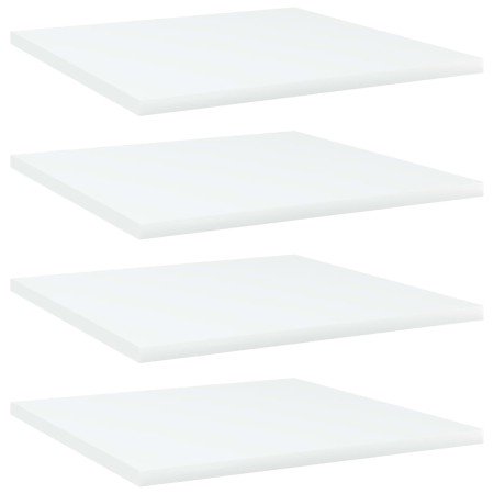 Estante estantería 4uds madera contrachapada blanco 40x40x1,5cm en Estanterías | Comprar online en Foru.es
