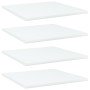 Estante estantería 4uds madera contrachapada blanco 40x40x1,5cm en Estanterías | Comprar online en Foru.es