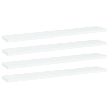 Estantes para estantería 4 uds contrachapada blanco 60x10x1,5cm en Estanterías | Comprar online en Foru.es