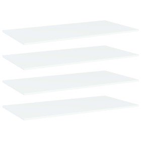 Estantes para estantería 4 uds contrachapada blanco 80x20x1,5cm en Estanterías | Comprar online en Foru.es