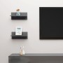 Estantes de pared 2 unidades gris brillo 40x11,5x18 cm de vidaXL, Estantes y estanterías - Ref: Foro24-807313, Precio: 12,29 ...
