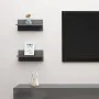 Estantes de pared 2 unidades gris brillo 40x11,5x18 cm de vidaXL, Estantes y estanterías - Ref: Foro24-807313, Precio: 12,29 ...
