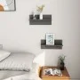 Estantes de pared 2 unidades gris brillo 40x11,5x18 cm de vidaXL, Estantes y estanterías - Ref: Foro24-807313, Precio: 12,29 ...