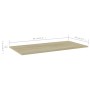 Estante estantería 4 uds contrachapada roble Sonoma 80x20x1,5cm en Estanterías | Comprar online en Foru.es