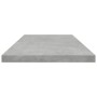 Estante estantería 4uds contrachapada gris hormigón 80x20x1,5cm en Estanterías | Comprar online en Foru.es