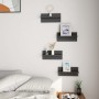 Estantes de pared 4 unidades gris brillo 40x11,5x18 cm de vidaXL, Estantes y estanterías - Ref: Foro24-807314, Precio: 23,39 ...
