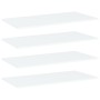 Estantes para estantería 4 uds contrachapada blanco 80x40x1,5cm en Estanterías | Comprar online en Foru.es