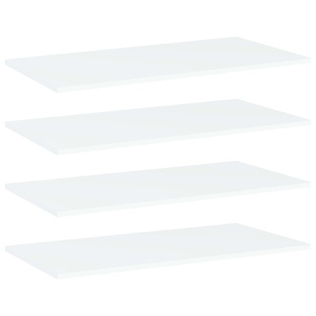 Estantes para estantería 4 uds contrachapada blanco 80x40x1,5cm en Estanterías | Comprar online en Foru.es