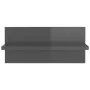 Estantes de pared 4 unidades gris brillo 40x11,5x18 cm de vidaXL, Estantes y estanterías - Ref: Foro24-807314, Precio: 23,16 ...