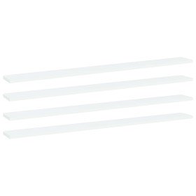 Estante para estantería 4 uds contrachapada blanco 100x10x1,5cm en Estanterías | Comprar online en Foru.es