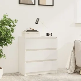 Massiver Nachttisch aus weißem Mangoholz, 60 x 36 x 64 cm von vidaXL, Nachttische - Ref: Foro24-808094, Preis: 93,35 €, Rabat...