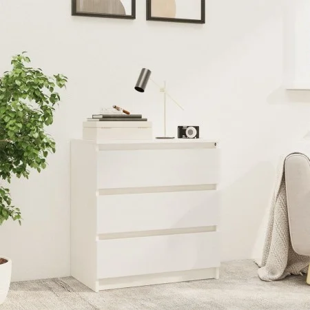 Solid white mango wood bedside table 60x36x64 cm by vidaXL, Nightstands - Ref: Foro24-808094, Price: 93,35 €, Discount: %