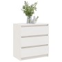 Mesita de noche madera maciza de mango blanco 60x36x64 cm de vidaXL, Mesitas de noche - Ref: Foro24-808094, Precio: 94,85 €, ...