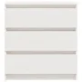 Solid white mango wood bedside table 60x36x64 cm by vidaXL, Nightstands - Ref: Foro24-808094, Price: 93,35 €, Discount: %