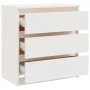 Solid white mango wood bedside table 60x36x64 cm by vidaXL, Nightstands - Ref: Foro24-808094, Price: 93,35 €, Discount: %